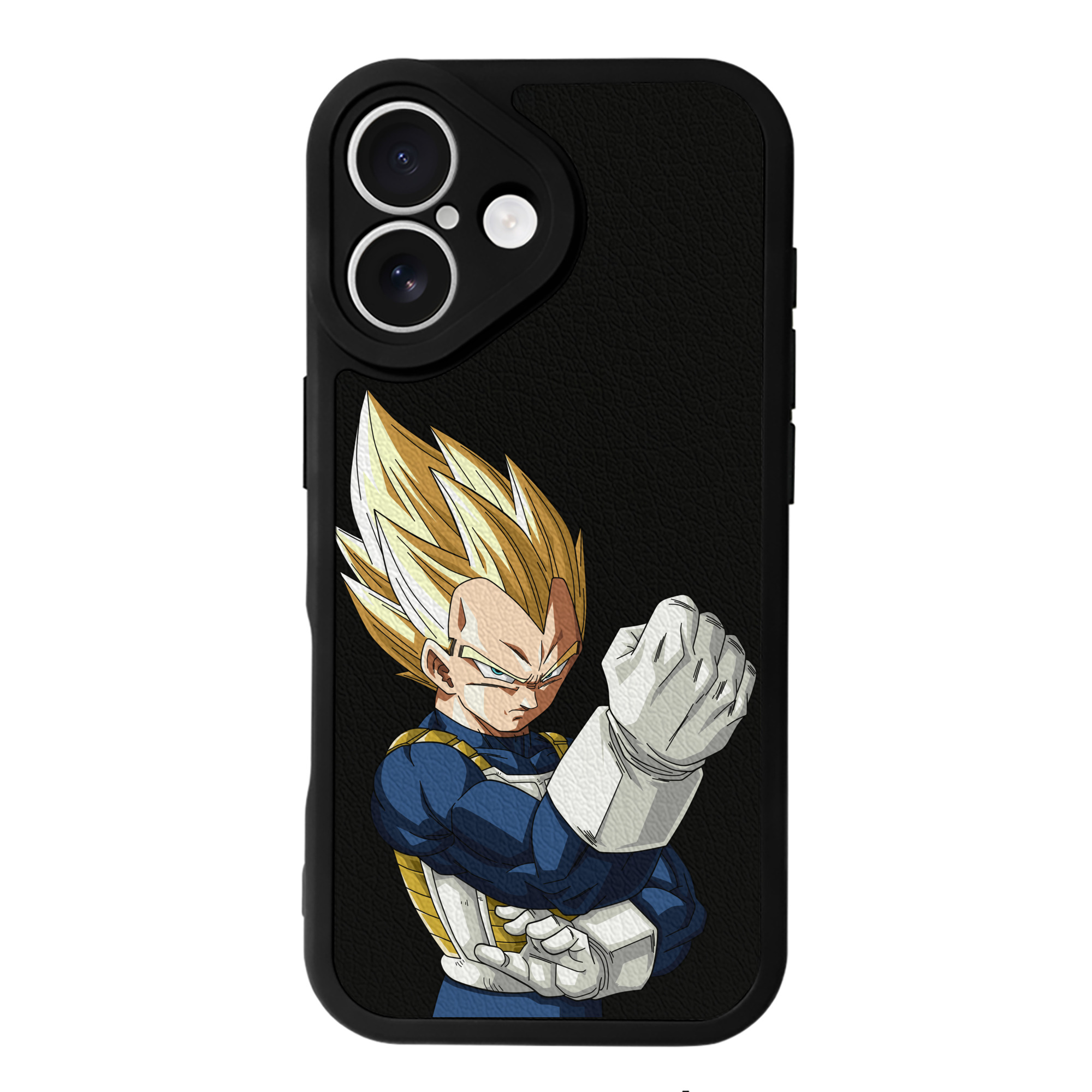 （画像用） ドラゴンボール ベジータ四世（Bejīta Yonsei）DRAGON BALL Vegeta IV 【iPhone 16シリーズ対応】シリコンスマホケース（レザー調） 材質：シリコン